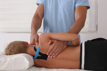 Chiropractic for children, back adjustment. Osteopathy, Physiotherapy and Kinesiology for children. Bad posture correction