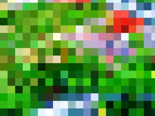 abstract mosaic background with squares