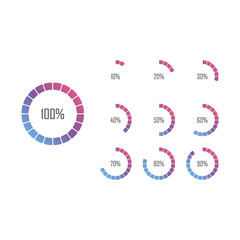 Loading Bar for Web Interfaces. Template.