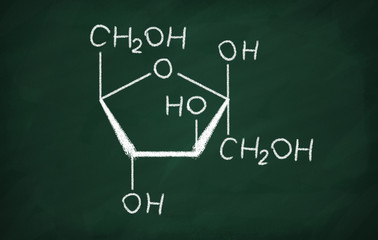 Structural model of Fructose