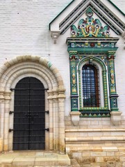 Fototapeta na wymiar door of a church (New Jerusalem Monastery Russia)