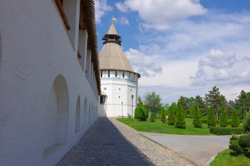 Wall of Kremlin in Astrakhan. Russia.