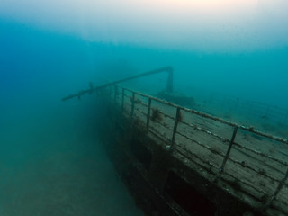 The wreck of the MV Karwela near Gozo, Malta