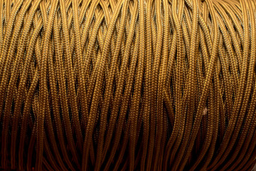 Rope texture. The texture of the threads.
