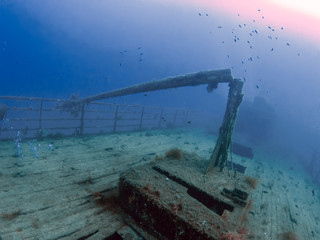 The wreck of the MV Karwela near Gozo, Malta