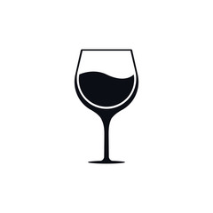 Wine icon symbol on white background. Vector illustration