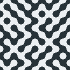 Truchet Random Pattern Generative Tile Art background illustration