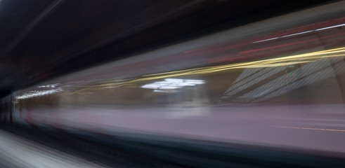 Underground subway in Barcelona