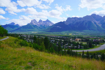 View of Canmore Canada