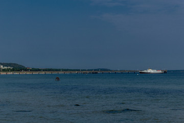 Wunderschöner morgendlicher Spaziergang am Binzer Strand an der Ostseeküste - Binz/Deutschland