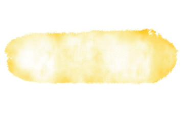 Simple light orange abstract watercolor brush stroke for texture background 