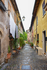OSTIA ANTICA, ITALY pittoresque street
