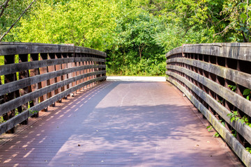 View Across a Footbridge