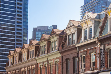 Facades of Vintage Building