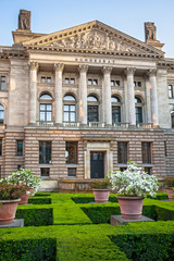 Fototapeta na wymiar Exterior of the German Bundesrat in Berlin, Germany.