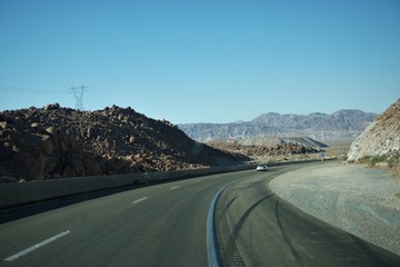 road in mountains, road, mountain, mountains, landscape, highway, sky, travel, nature, snow, winter, blue, way, forest, outdoors, clouds, scenic, line, curve, drive, trip, beauty, view, beautiful view