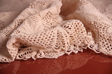 Vintage lace tablecloth