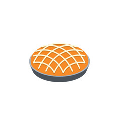Apple pie vector 3d isometric, color web icons set, new flat style. Creative illustration design, idea for infographics.