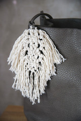 Handmade macrame keychains