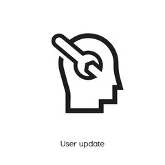 user update icon vector