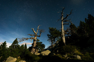 Night Landscape Aiguestortes