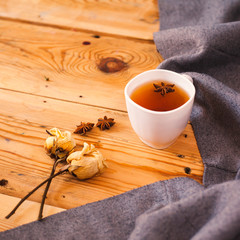Cold autumn days. Autumnal mood