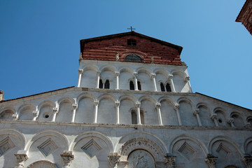 Lucca in Tuscany Italy, panorama and city views