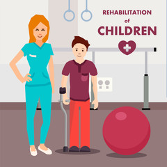 Children Rehabilitation after Injure Advertisement
