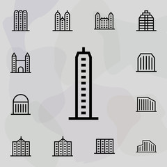 Skyscraper, Building icon. Universal set of building for website design and development, app development