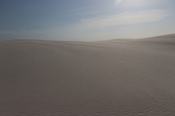 Desert dunes and sand