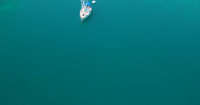 Aerial scene of Lastovo island, Adriatic Sea,  Croatia  07