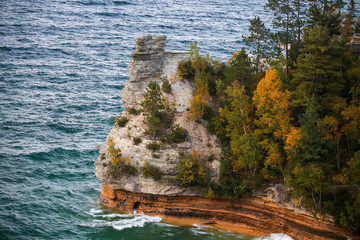 Pictured Rocks national seashore north Michigan
