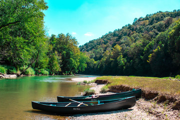 Nature canoeing