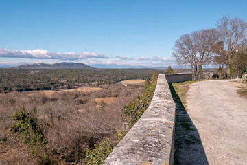 Fototapeta premium Landscape and scenes of Lussan, Gard Department, France