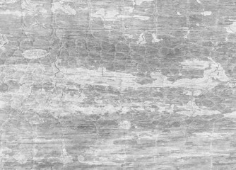Old white background with layers of grunge texture designs and peeling paint and shabby barn wood