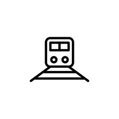 Train, travel, transport icon. Element of travel icon. Thin line icon