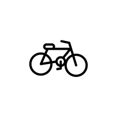 Bicycle, transport icon. Element of travel icon. Thin line icon