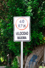 Se&ntilde;al de velocidad