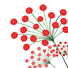 Beautiful flowers design vector illustration