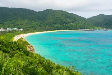 Foto op Plexiglas Aharen Beach on Tokashiki Island, Okinawa, Japan. © bennnn