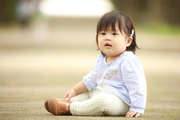 笑顔の女の子