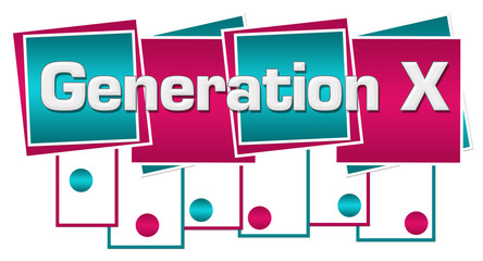Generation X Turquoise Pink Squares Stripes Dots Bottom 