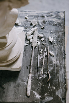 Sculptor's tools