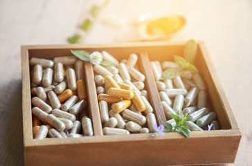 Herbal supplement for good healthy living lifestyle 