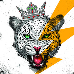 leopard illustration graphic design resource © hayr pictures