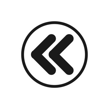 Black Back Icon