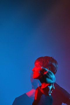 multi exposure portrait