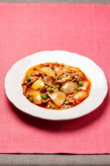 家庭料理　ポークチャップ