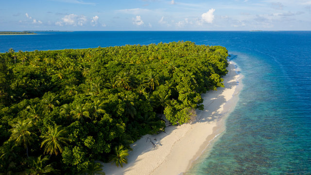 Remote Maldivian Island