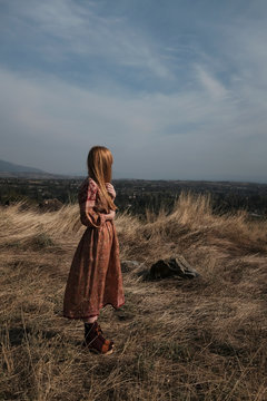 Bohemian Girl In Nature